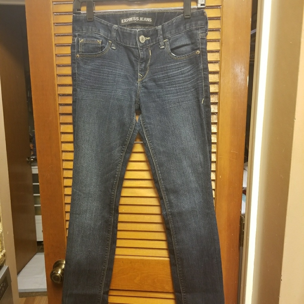 Express cropped skinny jeans size 0